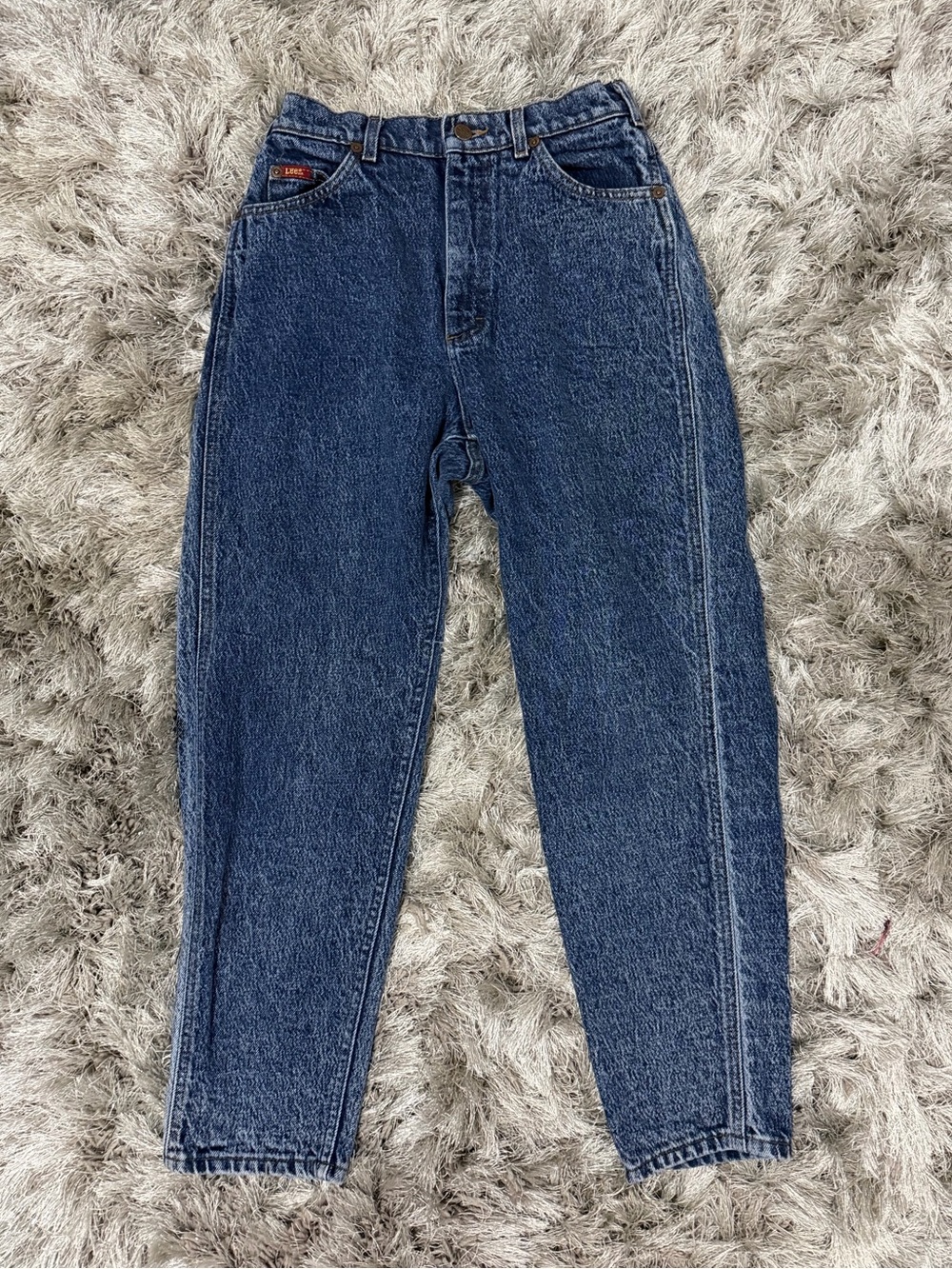 Vintage Lee Dark Blue High-Waist Jeans